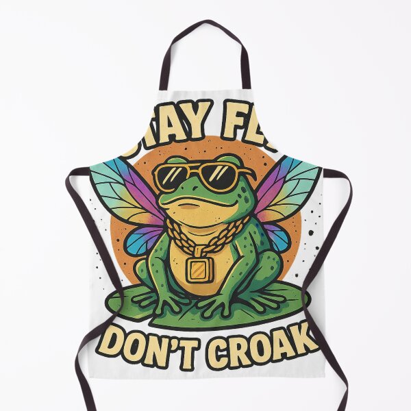 Item preview, "Stay Fly, Don’t Croak" – A Fun & Punny Frog Design for Cool Vibes! ? designed and sold by Chaaaaud.