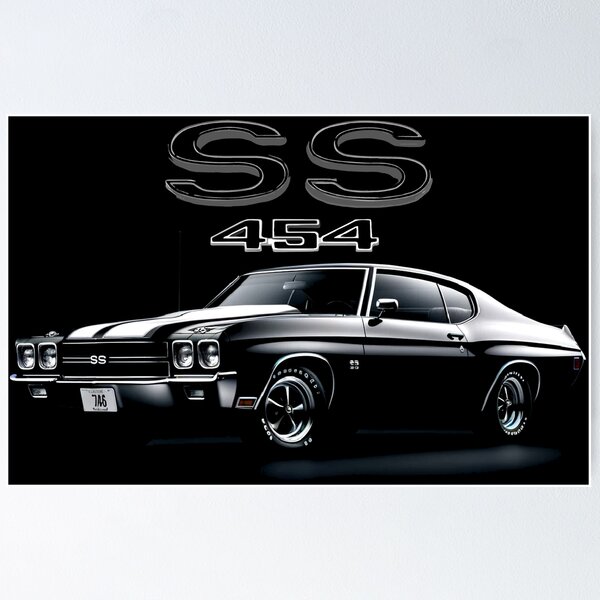 Item preview, Black 1970 Chevelle  designed and sold by TheArtOfCar.