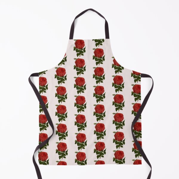 Item preview, Antique Bright Red Rose Flower designed and sold by IrisAndIvy.