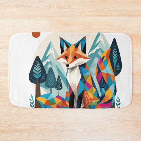Item preview, Geometric  spirit fox designed and sold by TulipsArtDesigns .