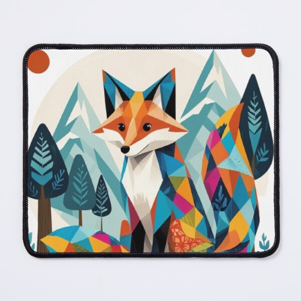 Item preview, Geometric spirit fox designed and sold by TulipsArtDesigns .