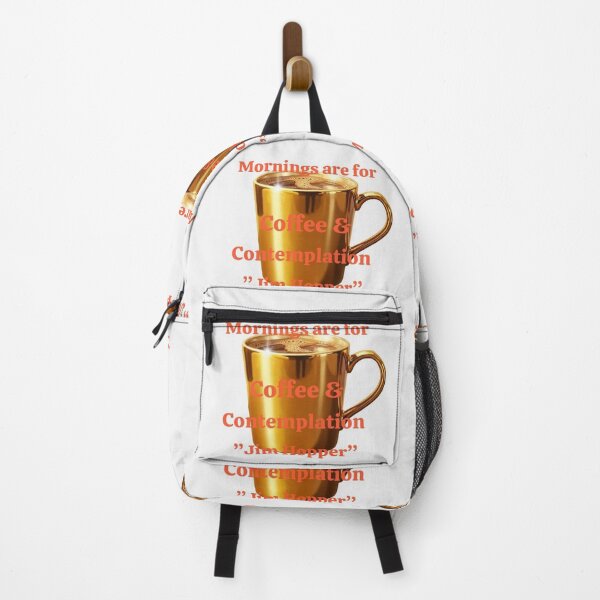 Item preview, Mornings are for Coffee and Contemplation, Jim Hopper Quote designed and sold by SoulArtSara.