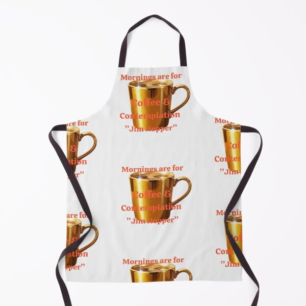 Item preview, Mornings are for Coffee and Contemplation, Jim Hopper Quote designed and sold by SoulArtSara.