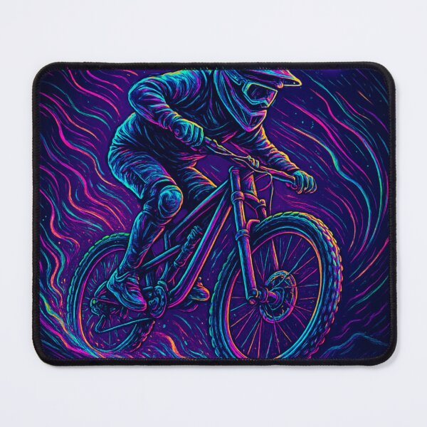 Item preview, Chromatic Rush – MTB in Purple, Pink, and Blue designed and sold by GrizzlyCollective.
