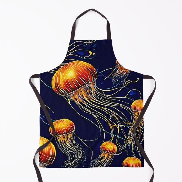 Item preview, Glowing Jellyfish Sea designed and sold by Health And Fitness Posts e-Store.