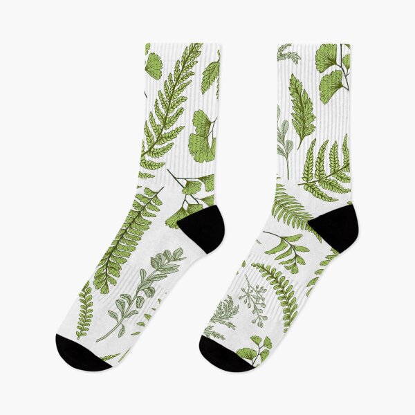 Item preview, Fern and Ginko Leaf Pattern designed and sold by HanaiPrint.