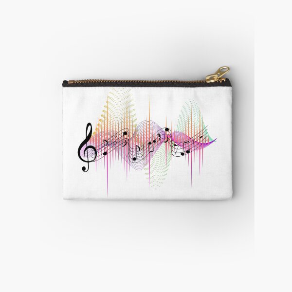 Item preview, Music notes - frequencies black designed and sold by LiskoDesign.