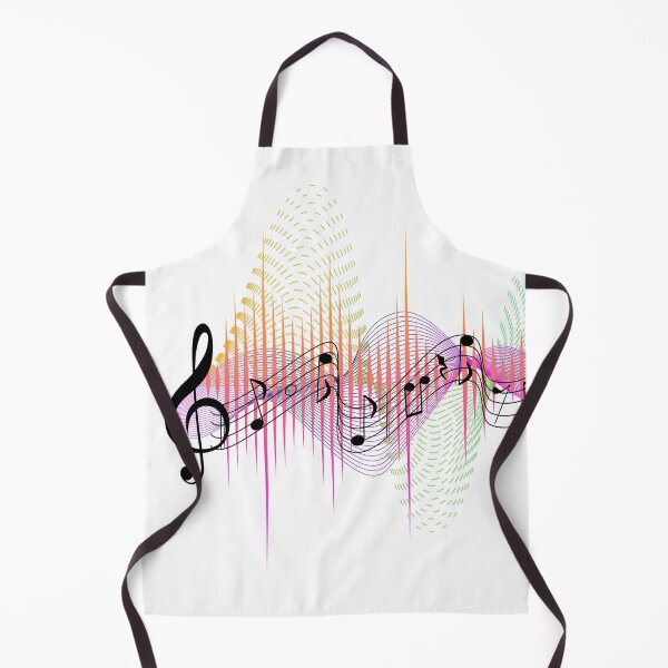 Item preview, Music notes - frequencies black designed and sold by LiskoDesign.