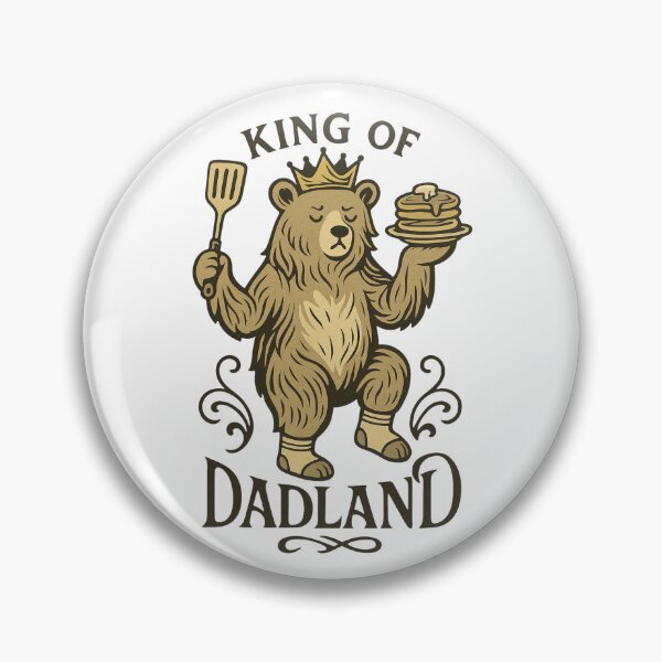 Item preview, King of Dadland – Funny Bear Dad Design designed and sold by Lacritsa .