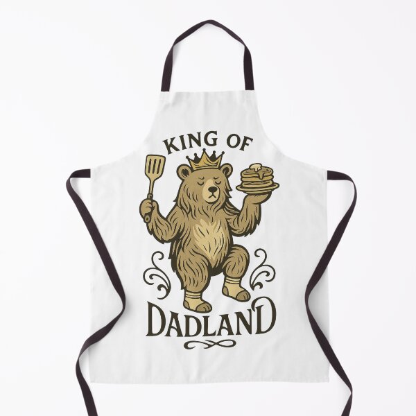 Item preview, King of Dadland – Funny Bear Dad Design designed and sold by Lacritsa .