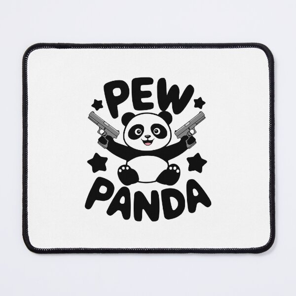 Item preview, Pew Pew Panda! Cute Panda Bear With Guns designed and sold by PMCreative.