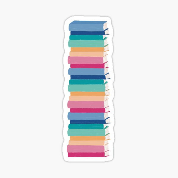 Artikel-Vorschau von Stapel Bücher, designt und verkauft von JennyPrintsUK.