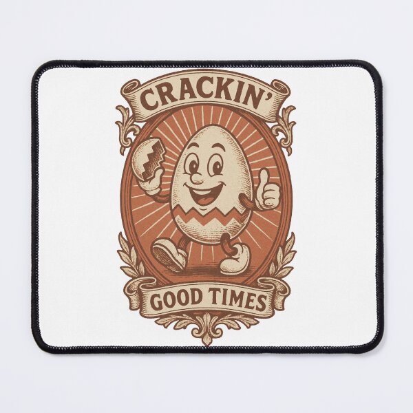 Item preview, Vintage Cracking Good Times Egg Character designed and sold by zzz888.
