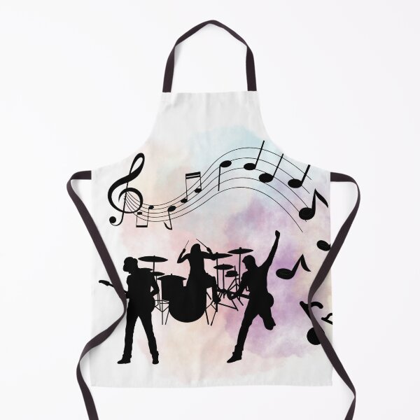 Item preview, Music notes falling - music band black  designed and sold by LiskoDesign.