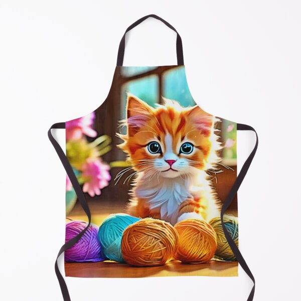 Item preview, Cute Kitten Yarn designed and sold by Health And Fitness Posts e-Store.