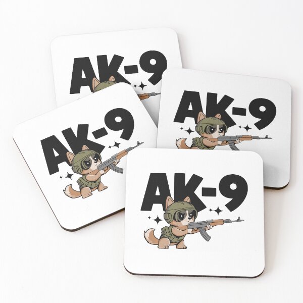 Item preview, AK-9! Tactical Dog AK-47 Pun designed and sold by PMCreative.