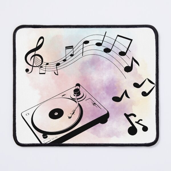 Item preview, Music notes falling - DJ black designed and sold by LiskoDesign.