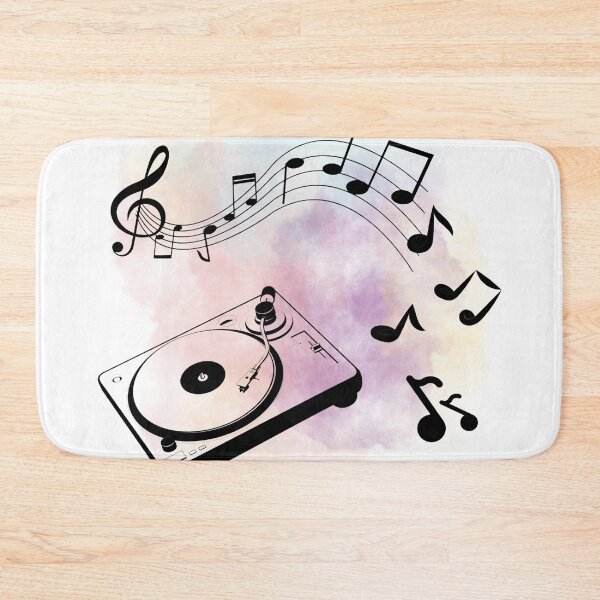 Item preview, Music notes falling - DJ black designed and sold by LiskoDesign.