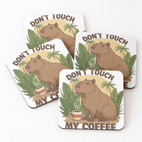 Item preview, Capybara Coffee designed and sold by pandainkydreams.