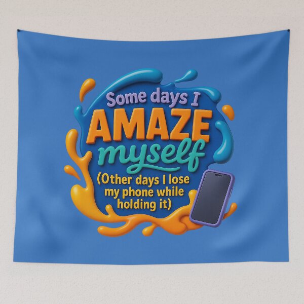 Item preview, Amusing quote about self-confidence and forgetfulness designed and sold by Girih.