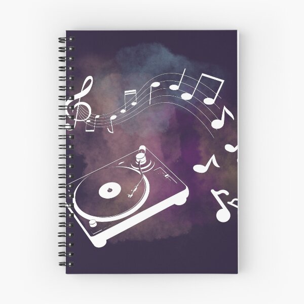 Item preview, Music notes falling - DJ white designed and sold by LiskoDesign.