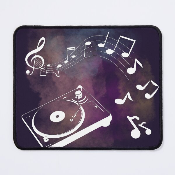 Item preview, Music notes falling - DJ white designed and sold by LiskoDesign.