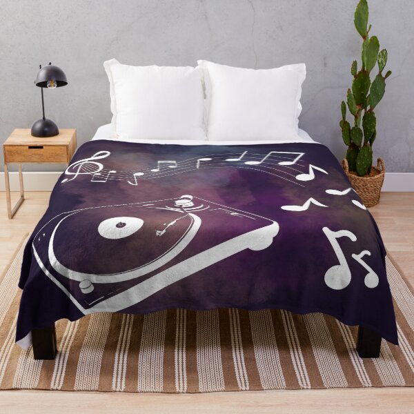 Item preview, Music notes falling - DJ white designed and sold by LiskoDesign.