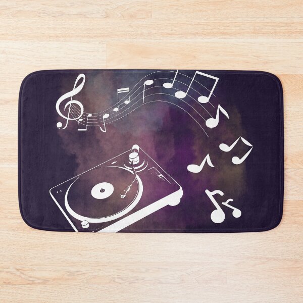 Item preview, Music notes falling - DJ white designed and sold by LiskoDesign.