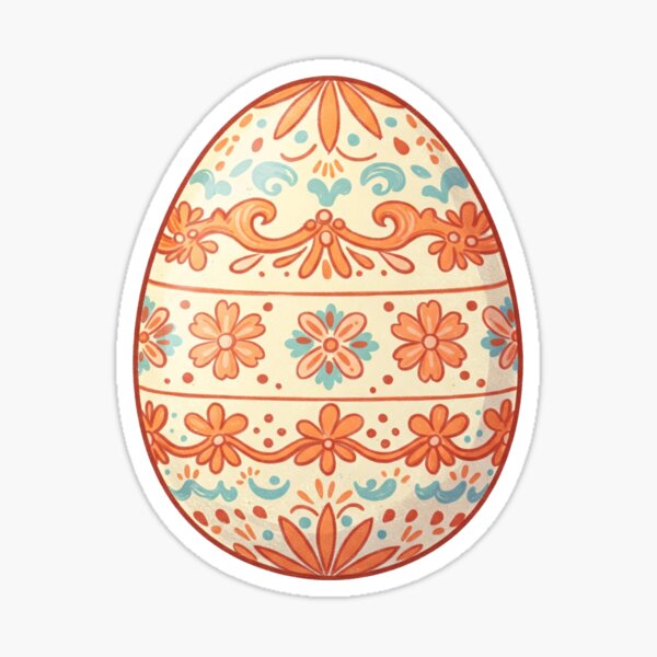 Item preview, Traditional Patterned Easter Egg designed and sold by dreamerglasses.
