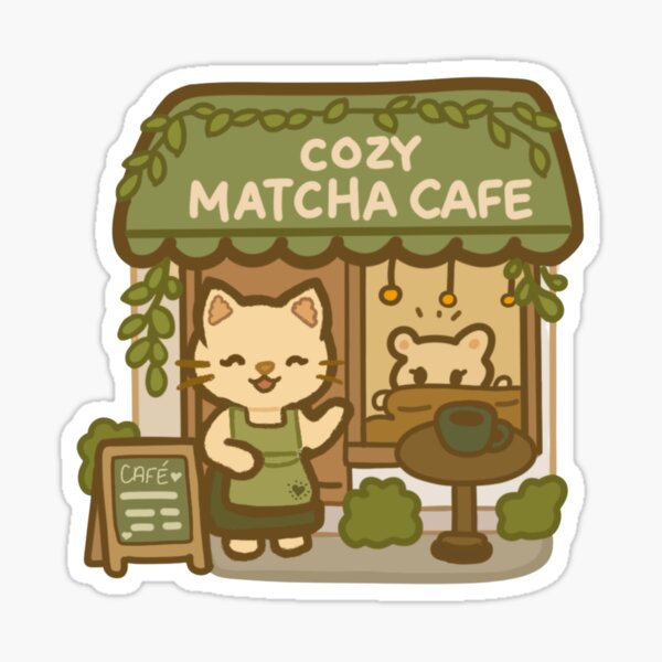 Artikel-Vorschau von Gemütliches Matcha-Café, designt und verkauft von CoziiRenn Studios.