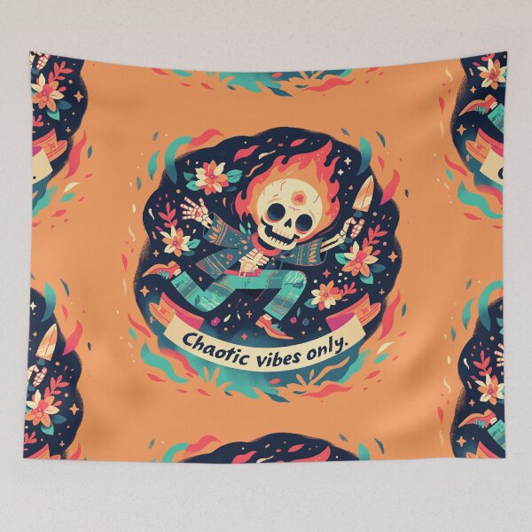 Item preview, Chaotic vibes only designed and sold by MendaciousMina.