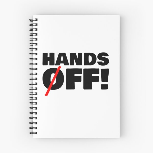 Item preview, Hands Off! Logo designed and sold by partygoth13.