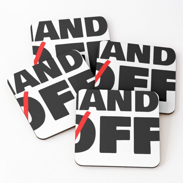 Item preview, Hands Off! Logo designed and sold by partygoth13.