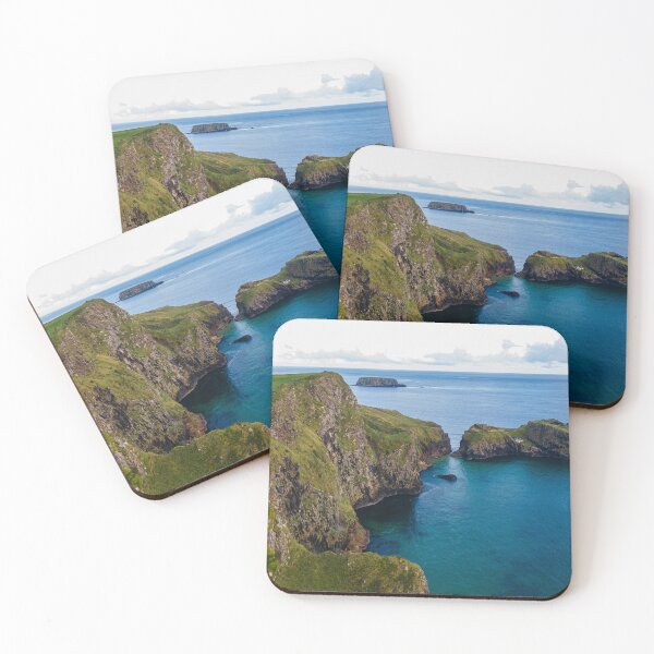 Item preview, Carrick-a-Rede Rope Bridge – Aerial Drone Shot of Northern Ireland’s Iconic Crossing designed and sold by Martindoran.