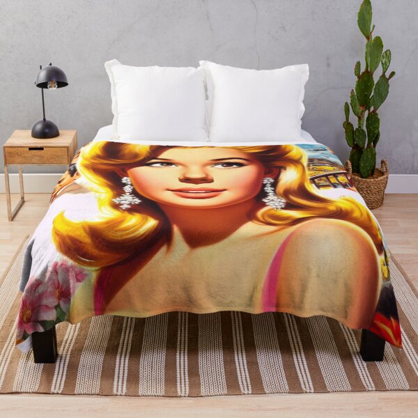 Item preview, Linda chica rubia retro designed and sold by PulpVintage.