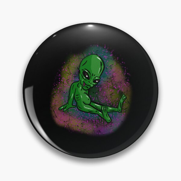 Item preview, Green alien with relaxed tongue designed and sold by Joncasmiart.