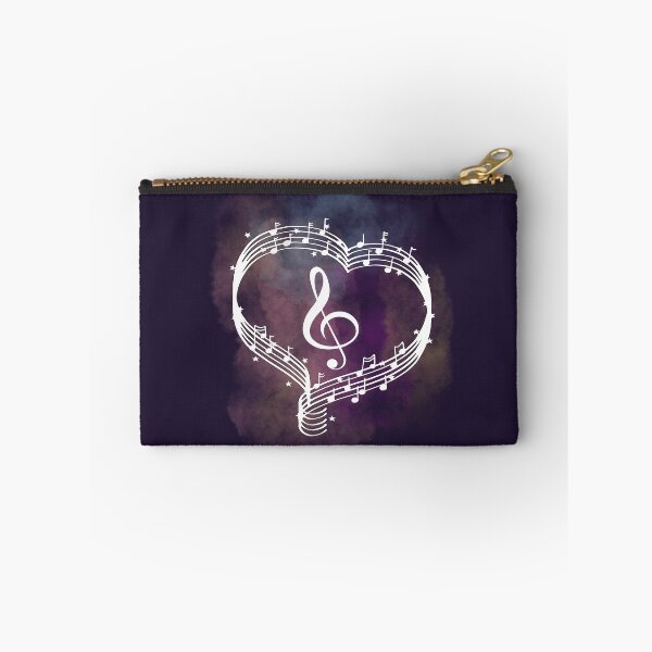 Item preview, music notes heart designed and sold by LiskoDesign.