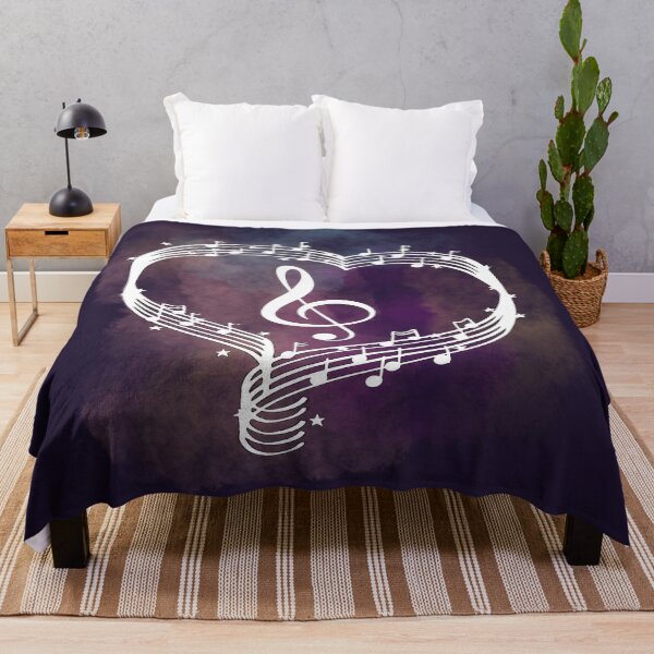 Item preview, music notes heart designed and sold by LiskoDesign.