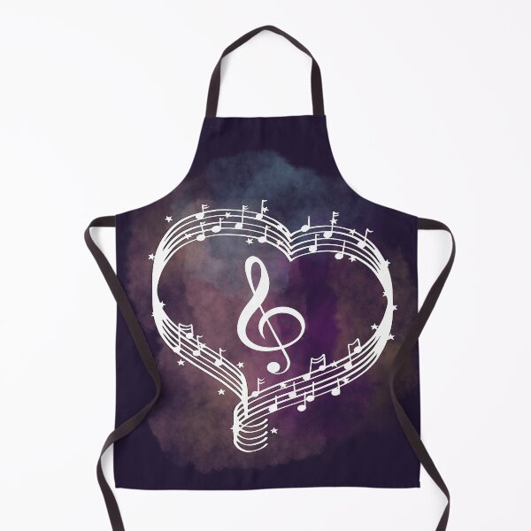 Item preview, music notes heart designed and sold by LiskoDesign.