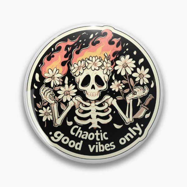 Item preview, Chaotic good vibes only designed and sold by MendaciousMina.