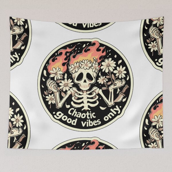 Item preview, Chaotic good vibes only designed and sold by MendaciousMina.