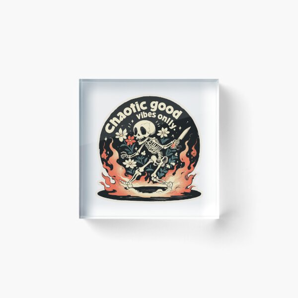 Item preview, Chaotic good vibes only designed and sold by MendaciousMina.