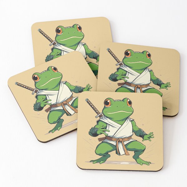 Item preview, Cute Karate Frog Ninja designed and sold by Atlantico54.