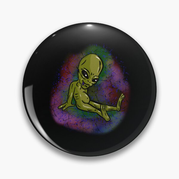 Item preview, Gray alien sitting with tongue relaxed designed and sold by Joncasmiart.