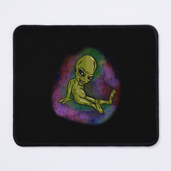 Item preview, Gray alien sitting with tongue relaxed designed and sold by Joncasmiart.