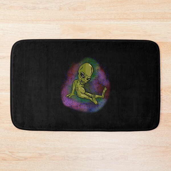 Item preview, Gray alien sitting with tongue relaxed designed and sold by Joncasmiart.