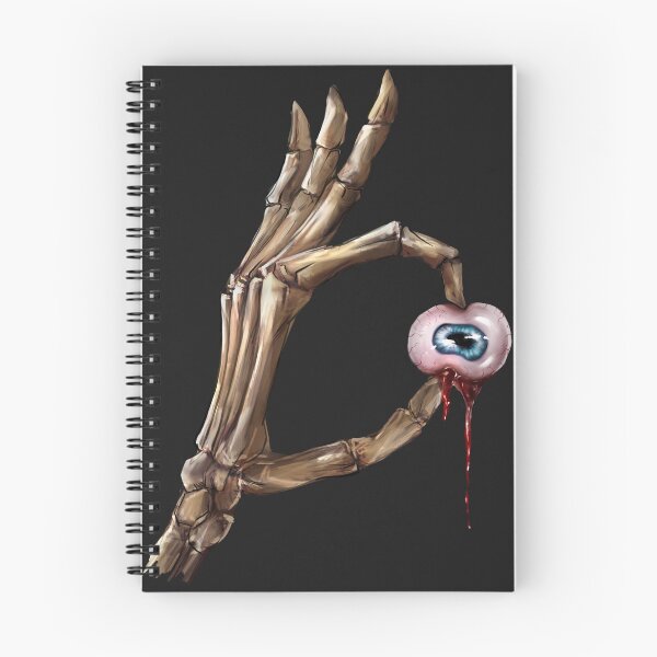 Item preview, Skeleton Hand Squishing Eyeball designed and sold by Robin Mosher.