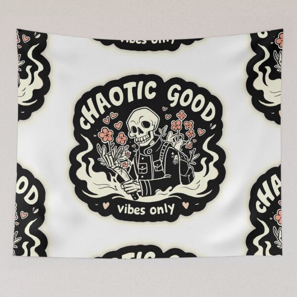 Item preview, Chaotic good vibes only designed and sold by MendaciousMina.