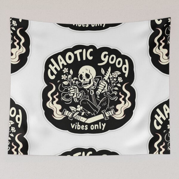 Item preview, Chaotic good vibes only designed and sold by MendaciousMina.