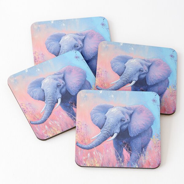 Item preview, Elephant: In the intoxication of colors designed and sold by ArtHouseNiklas.